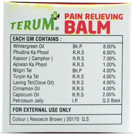 Pain Relieving Balm